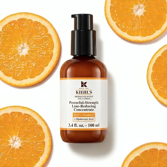 Kiehl's Powerful Strength Line Reducing Concentrate 3.4oz Hyaluronic Vitamin C. - Picture 4 of 5